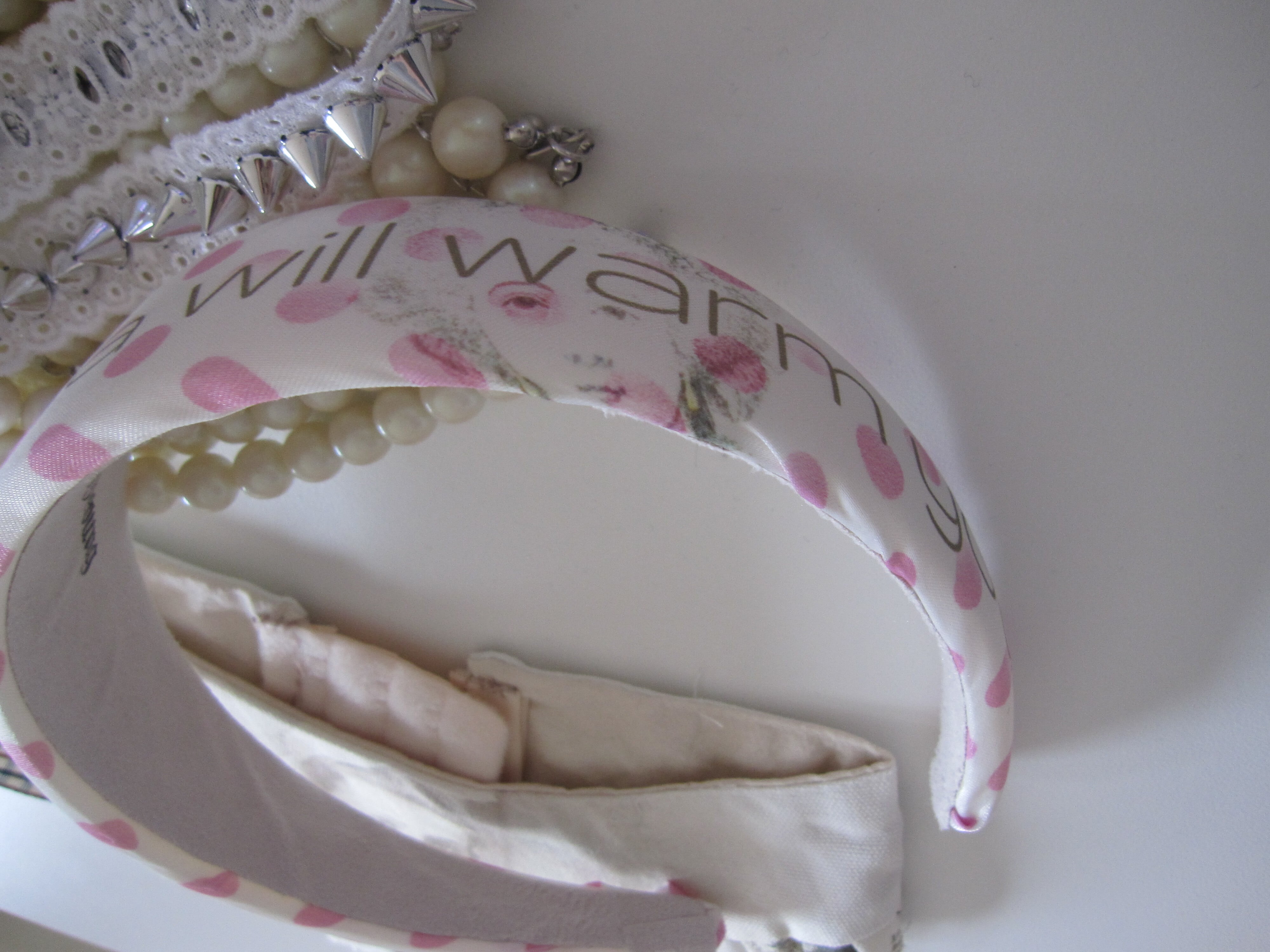 ヘアアクセサリー yiyounggyeoung Tea Pink Dot Hairband Tea Pink Dot Hairband (yiyounggyeoung ) | n.k atelier