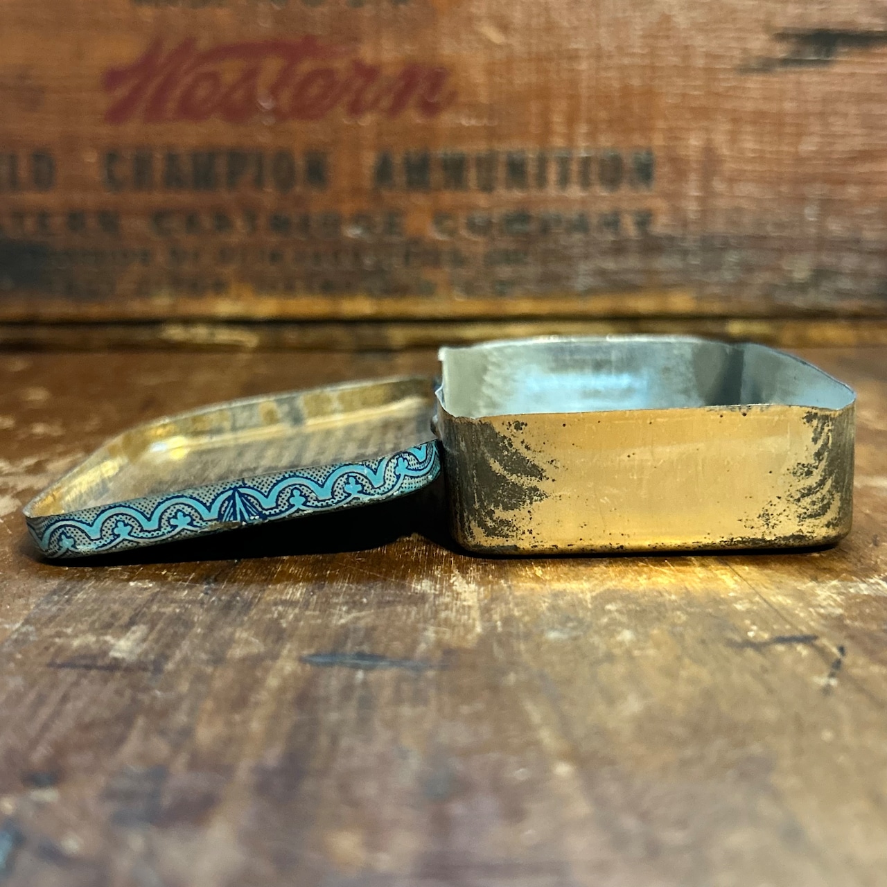 1910s–1920s エッジワース ヴィンテージ タバコ缶 EDGEWORTH EXTRA HIGH GRADE PLUG SLICE Vintage Tobacco Tin T-767
