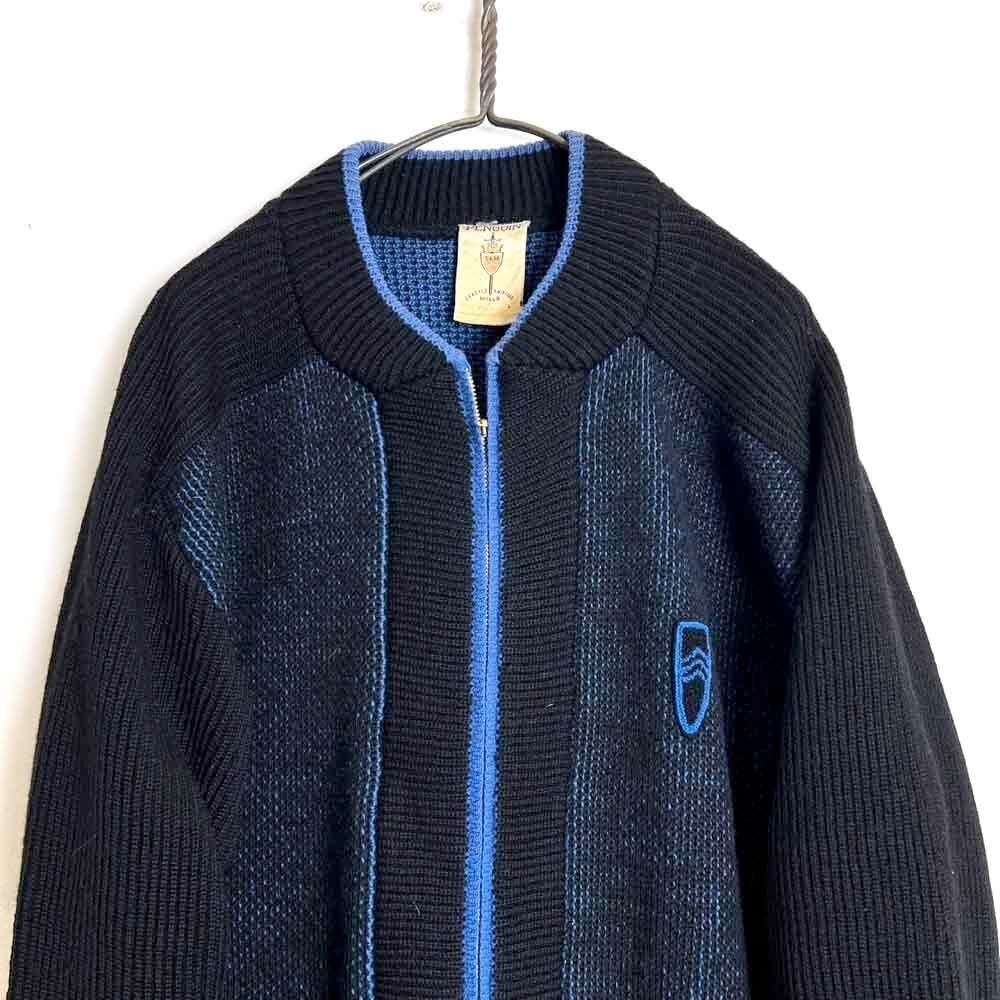 PENGUIN] Vintage Zip-up Wool Cardigan [1960s-] | beruf