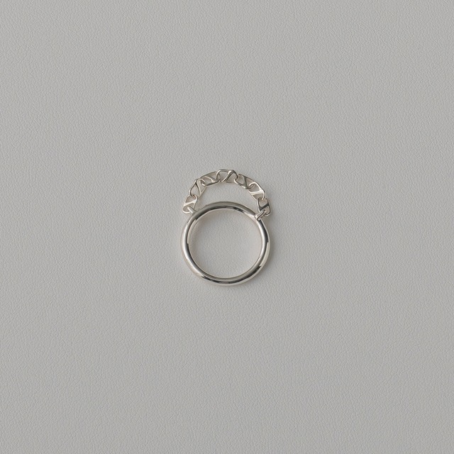 Round shape ring medium Silver
