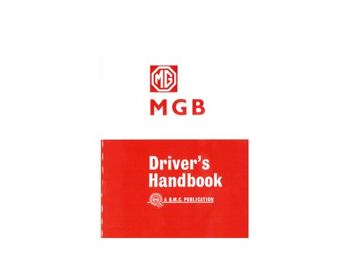 AKD3900C オーナーズハンドブック、MGB 1963-1965年
