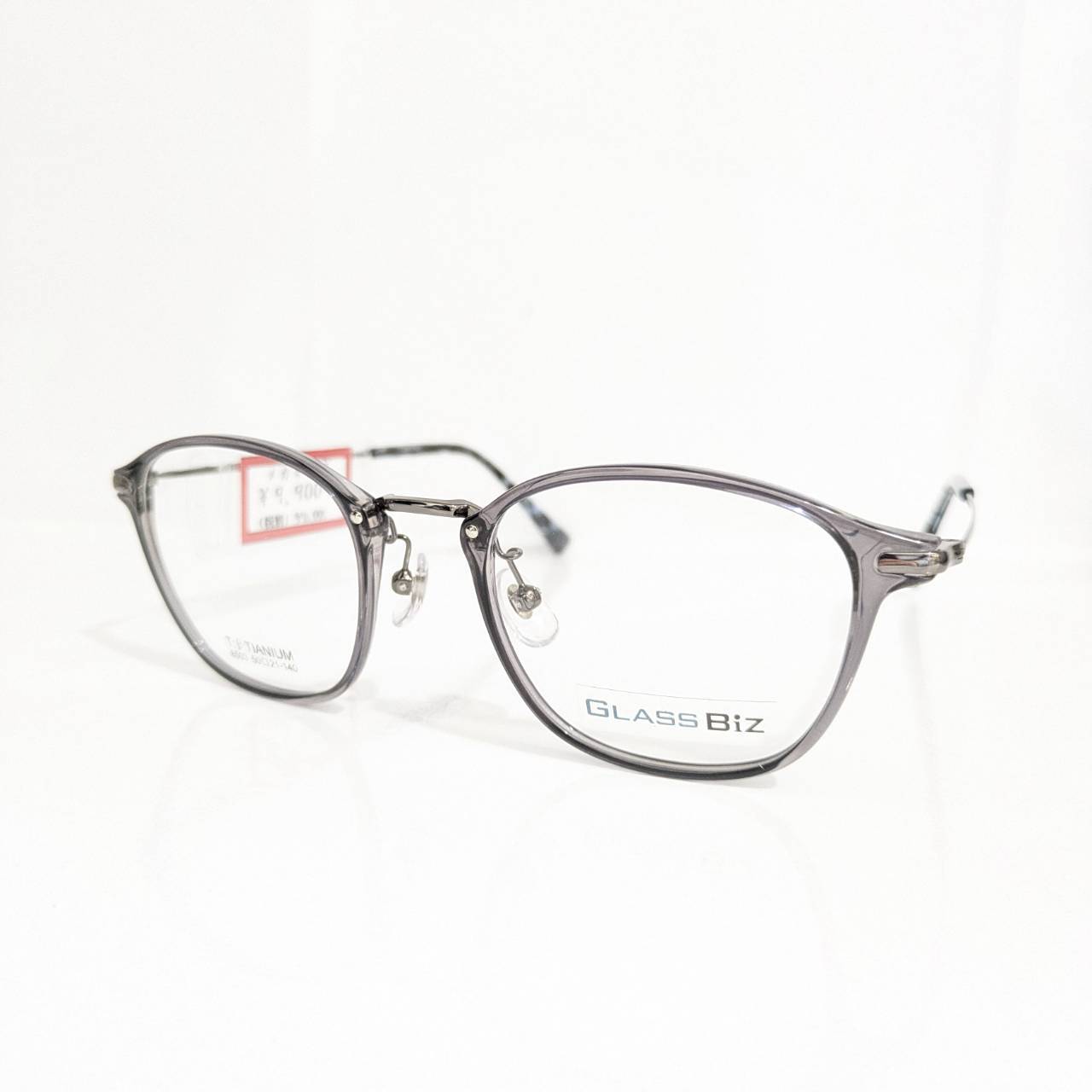 【GLASS BiZ】ウエリントンコンビフレーム グレー