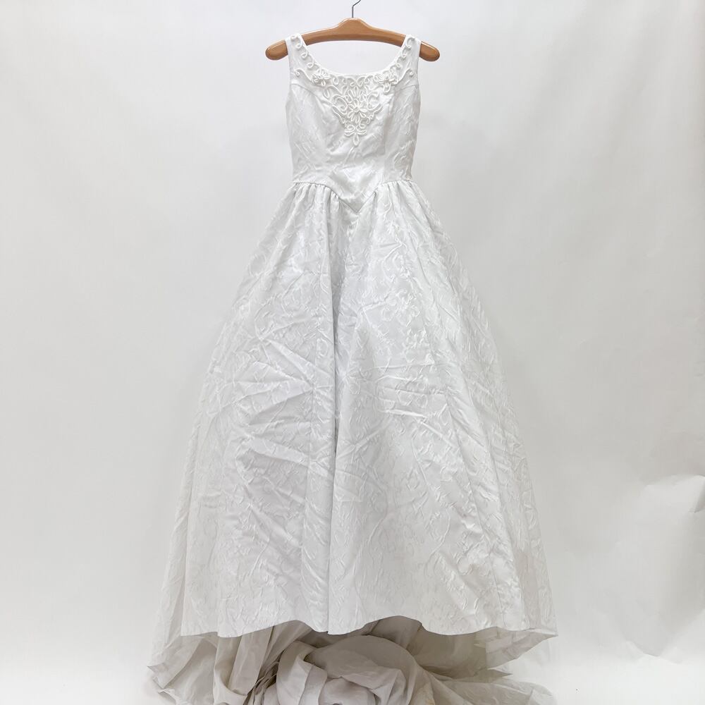 中古 ウェディングドレス プリンセス ホワイト 9号 W-324