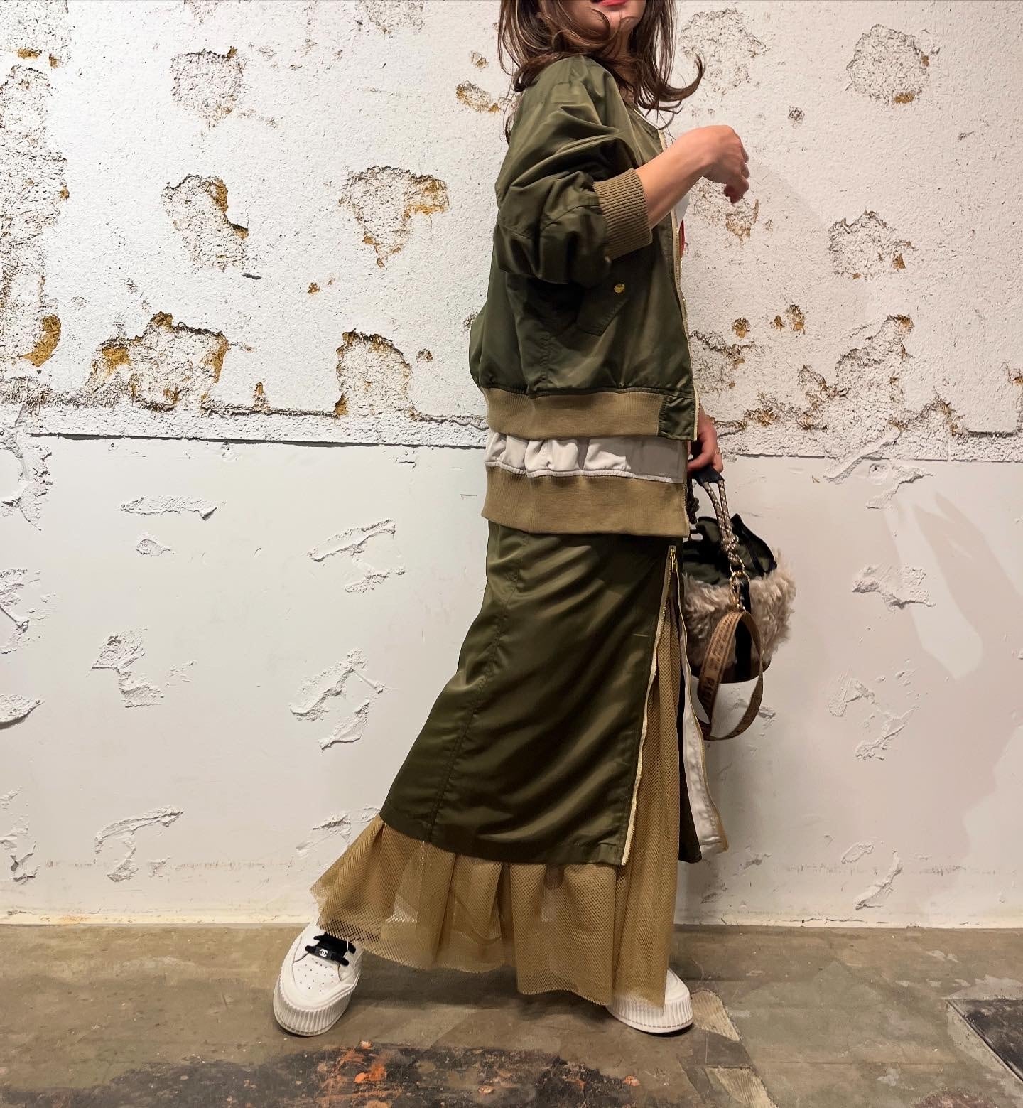 リズレイ RISLEY risley 肩掛けMA-1 | Sister by ParisLagar