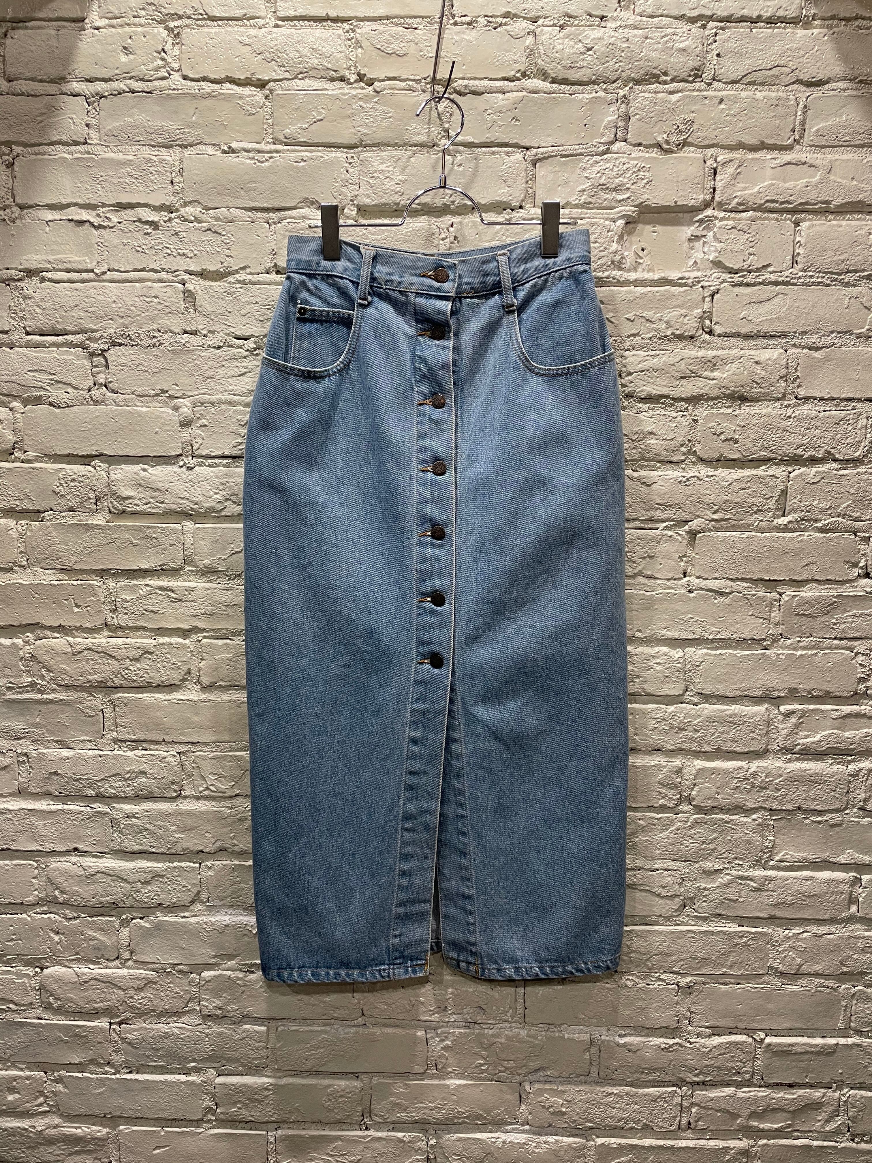 【CLUTCH】デニム　ロングスカート　90's vintage