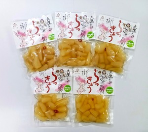 期間限定：鳥取県産 らっきょう酢漬け 5袋セット　送料無料！
