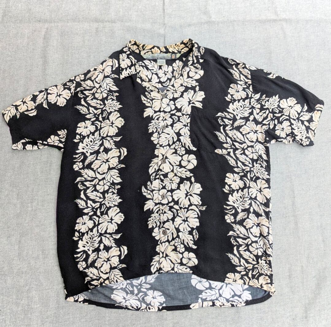 rayon hawaiian shirt black 小岩店