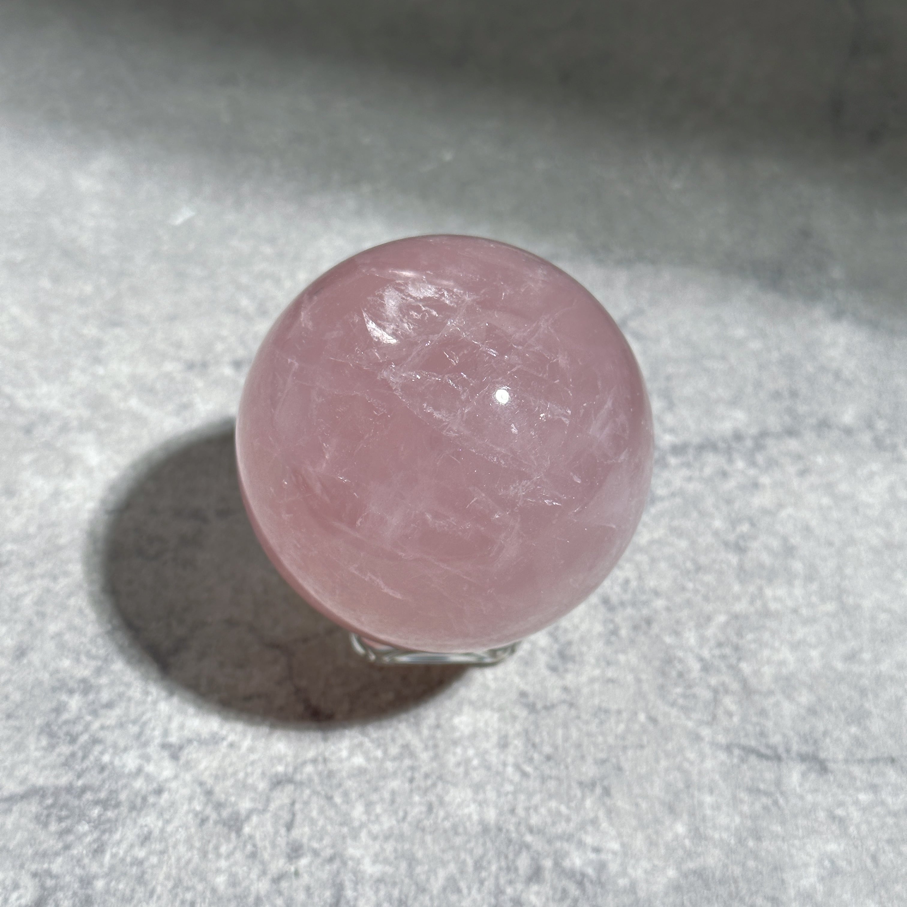 ローズクォーツ スフィア12◇Rose Quartz◇天然石・鉱物・パワーストーン