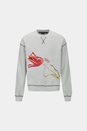 [ANDERSSON BELL] (ESSENTIAL) ADSB FIORE SWEATSHIRTS atb1147u(GREY) 正規品 韓国ブランド 韓国通販 韓国代行 韓国ファッション ANDERSSONBELL アンダーソンベル 日本 店舗