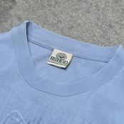 90's red head animal embroidery print tee