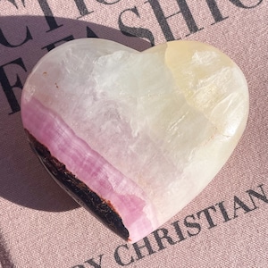 Pink Aragonite Heart 4 ✧ ピンクアラゴナイト