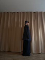 MADE IN U.S.A. big shoulde remake jacket-3983-2