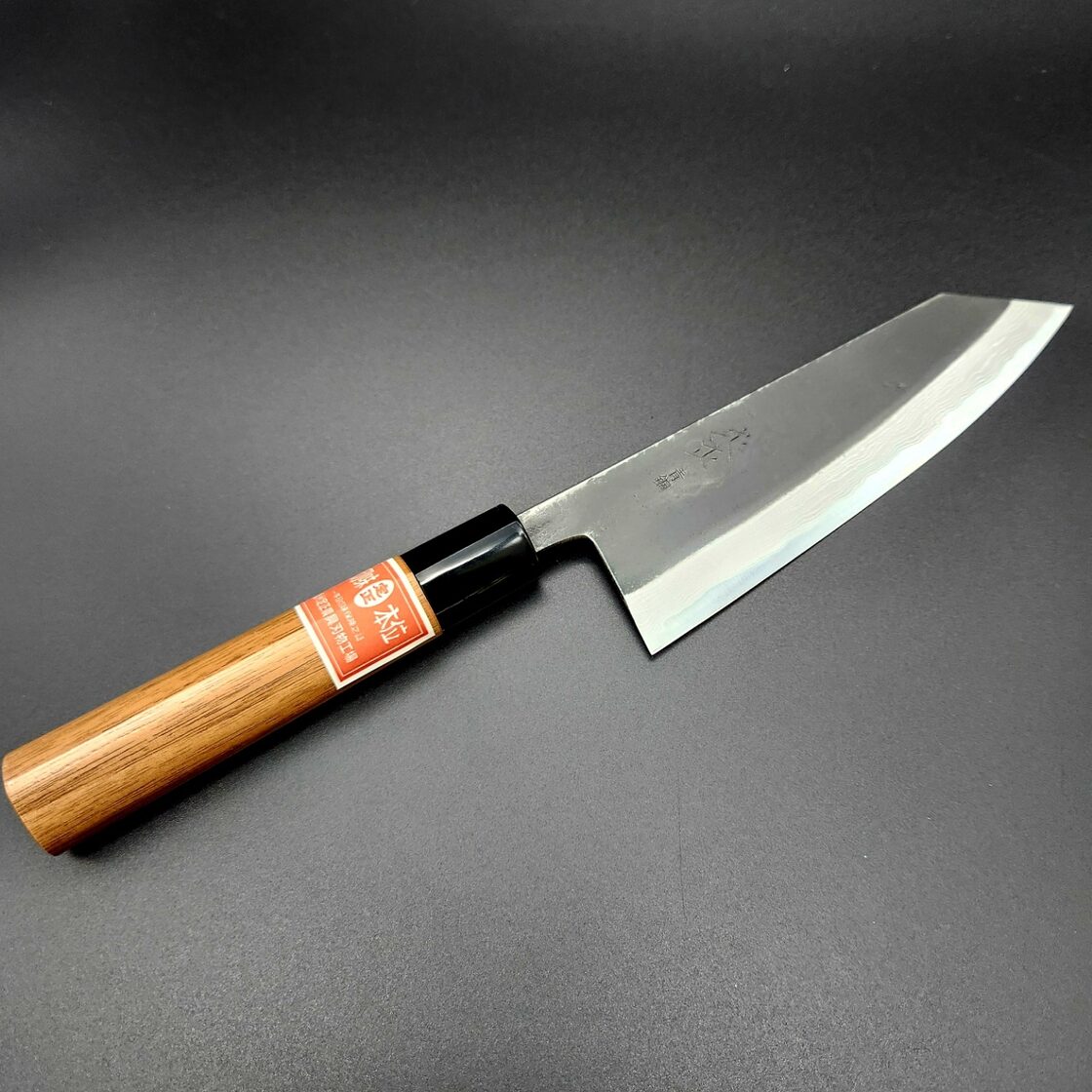 三徳包丁 ダマスカス 黒打 切付 165mm | PAY ID