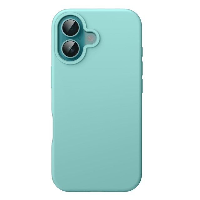 JETech iPhone 16用 シリコンケース (ティールブルー)