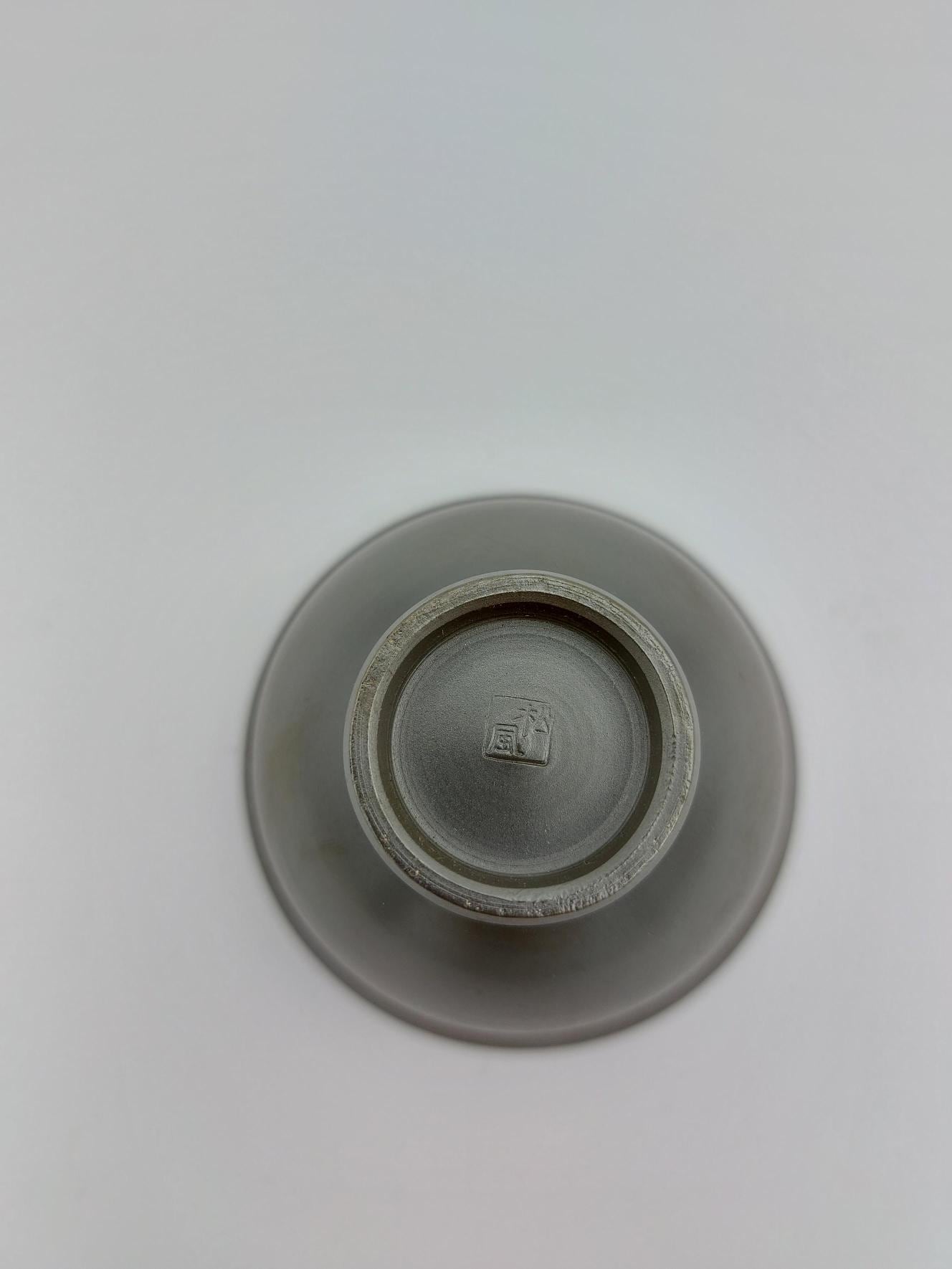 四日市萬古焼 松風窯 煎茶碗 銀焼 | kyuusuchaki