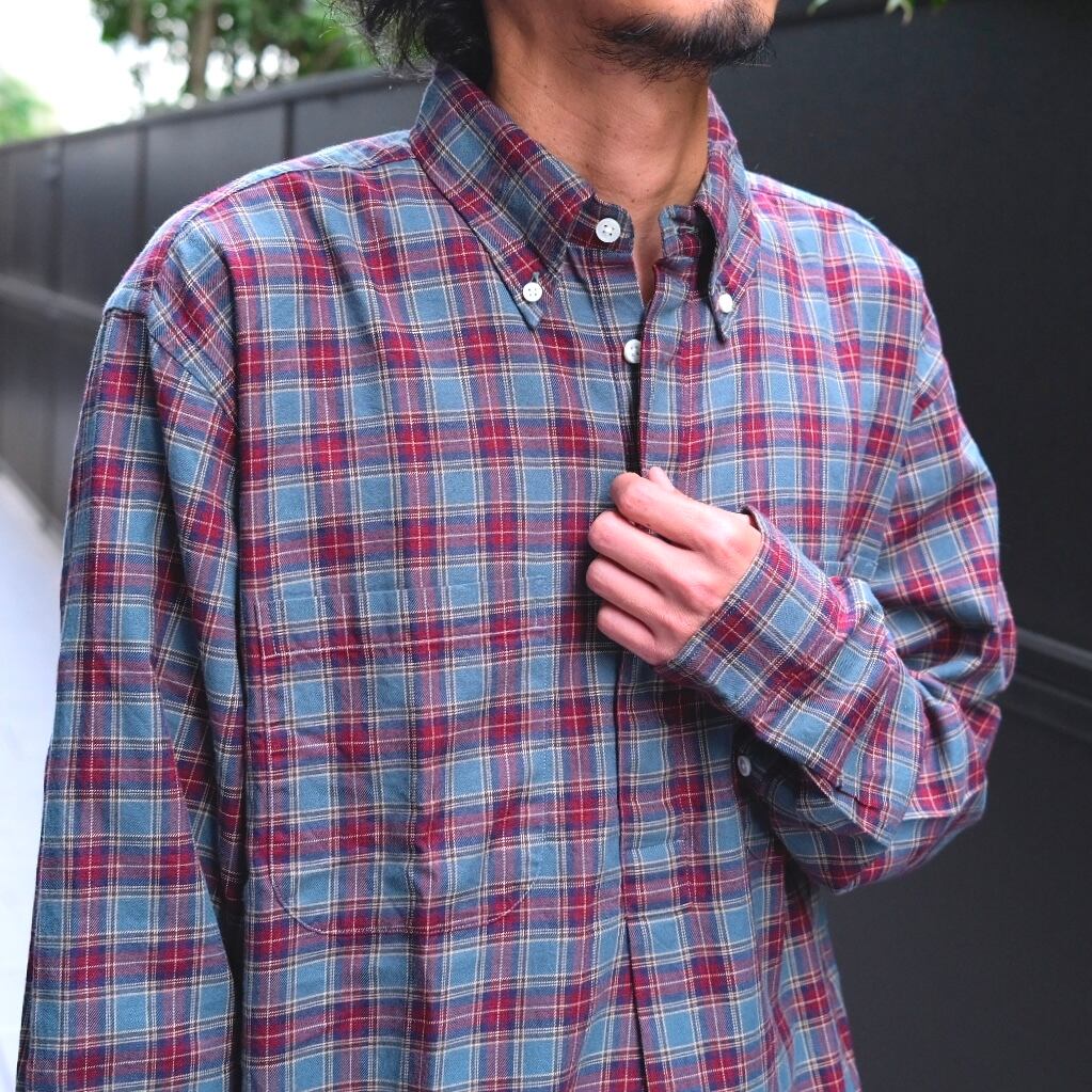 KENNETH FIELD(ケネスフィールド) /ROOMY B.D SHIRTSⅡ-RED-(7) | Signs