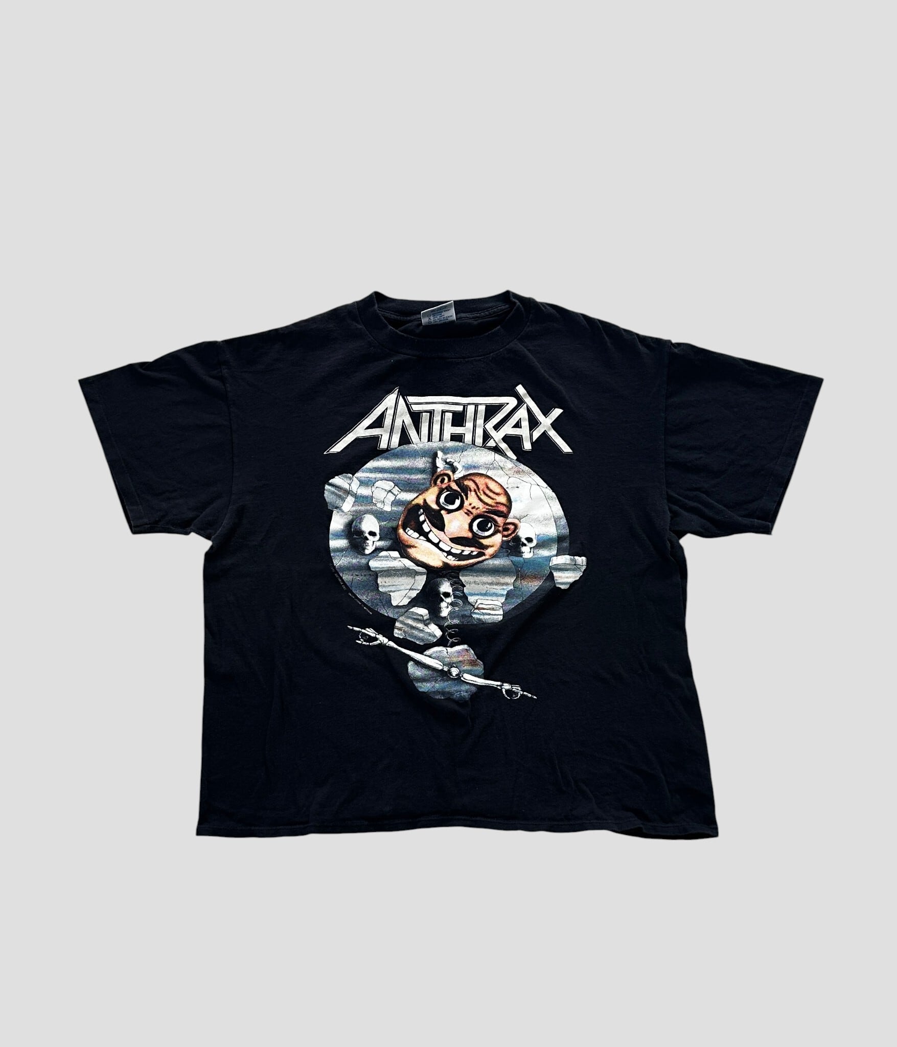 ANTHRAX- Vintage 90s XL Heavy Metal Band T-shirt MADE IN U.S.A