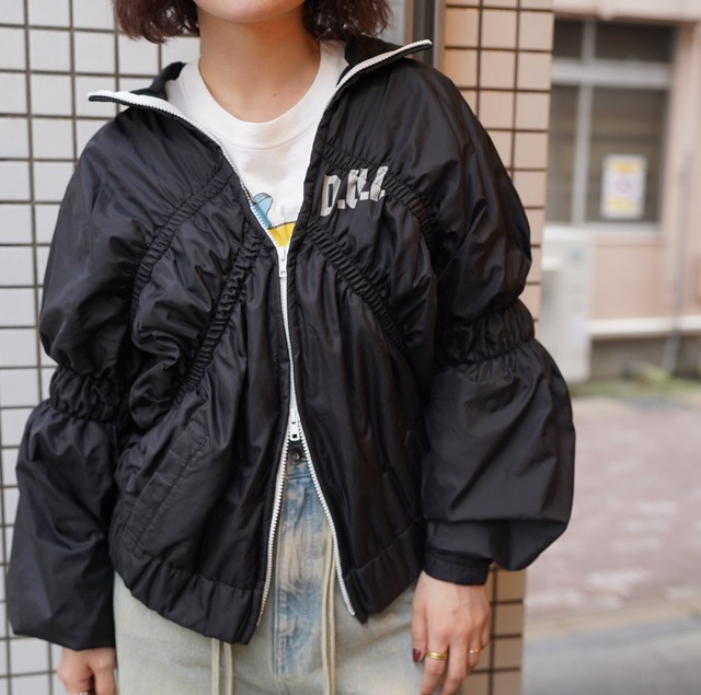 77circa(ナナナナサーカ)‘’circa make shirring coach jacket(black)”
