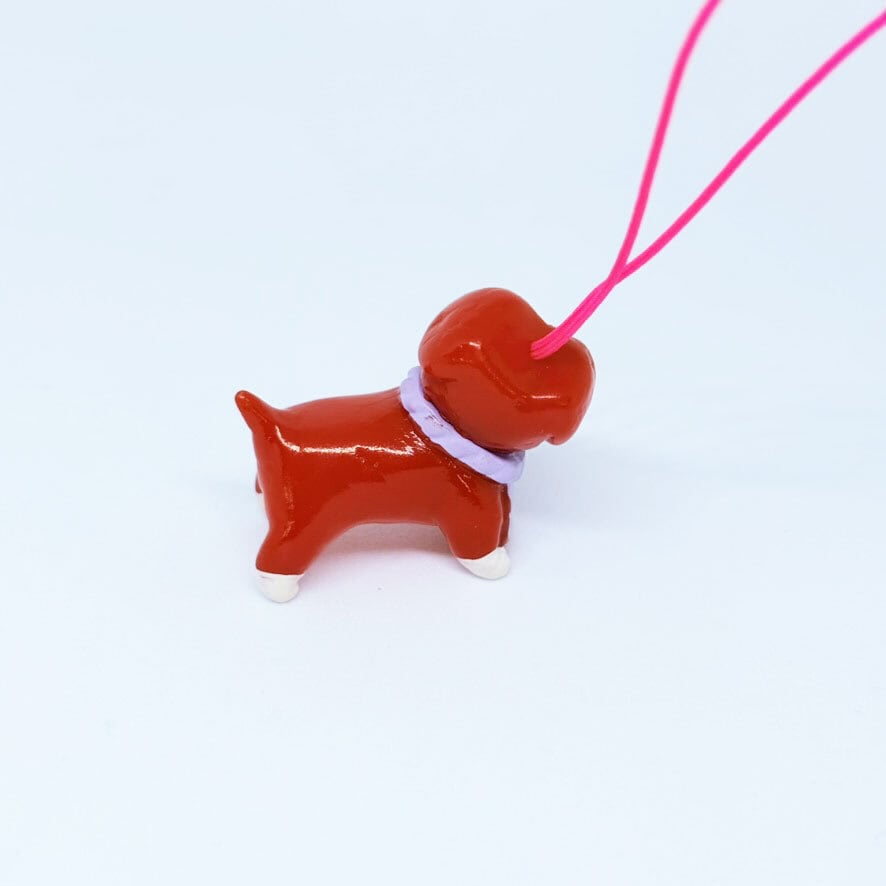 とさ犬太ストラップ(茶) / ストラップ / デハラユキノリ