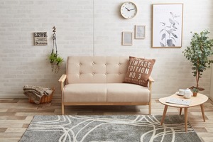 NEW RETRO オリジナル 2人掛けソファ PUレザー