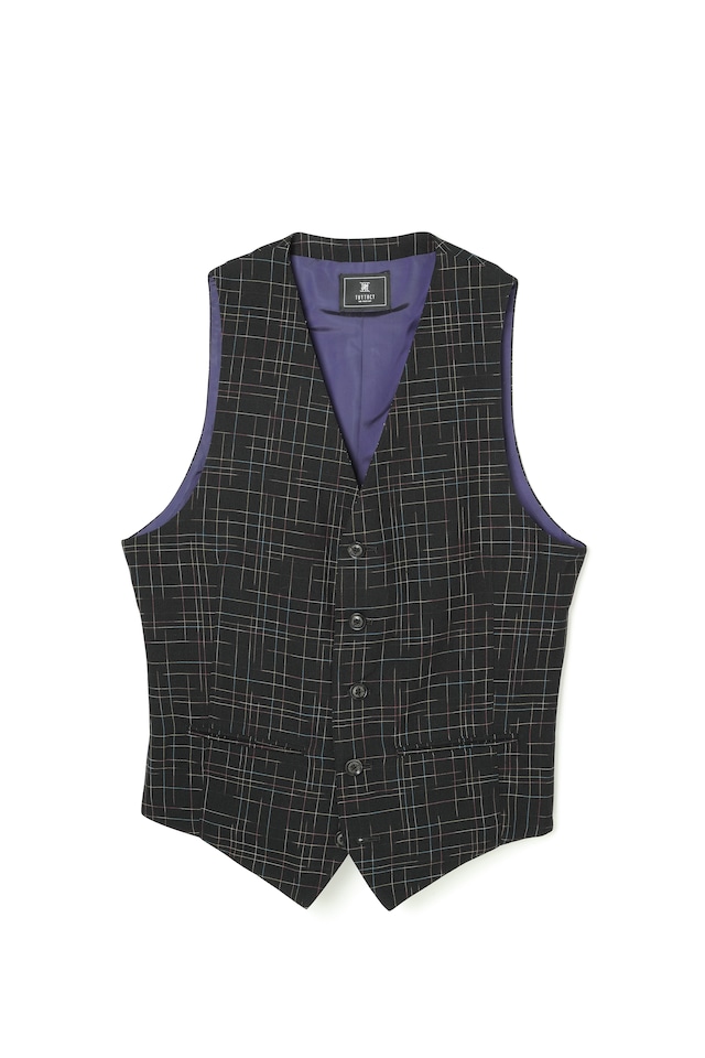 KASURI RAINBOW CLASSIC VEST BLACK