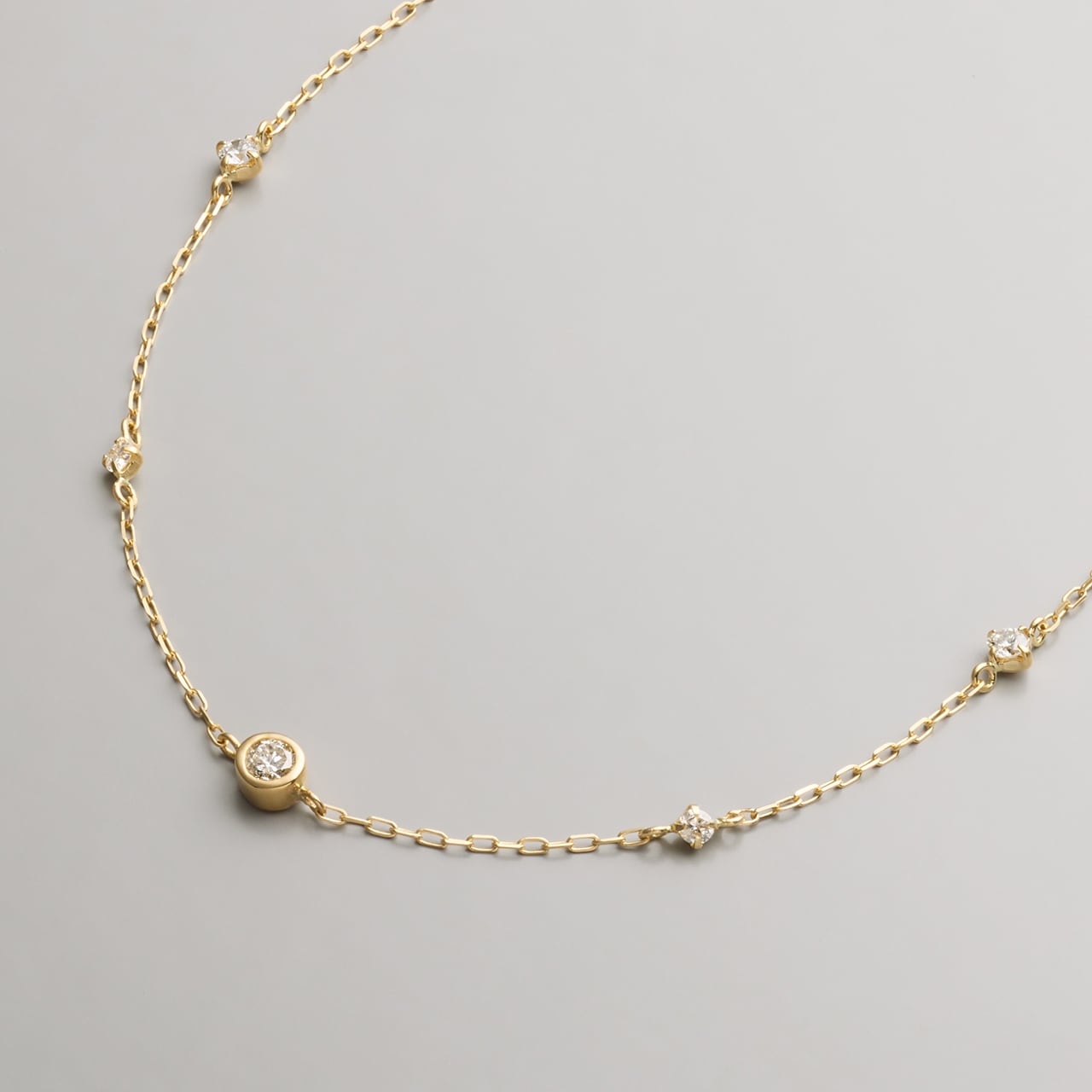 K18イエローゴールド ダイヤモンドブレスレット【MKY0085B1】 | MONICE