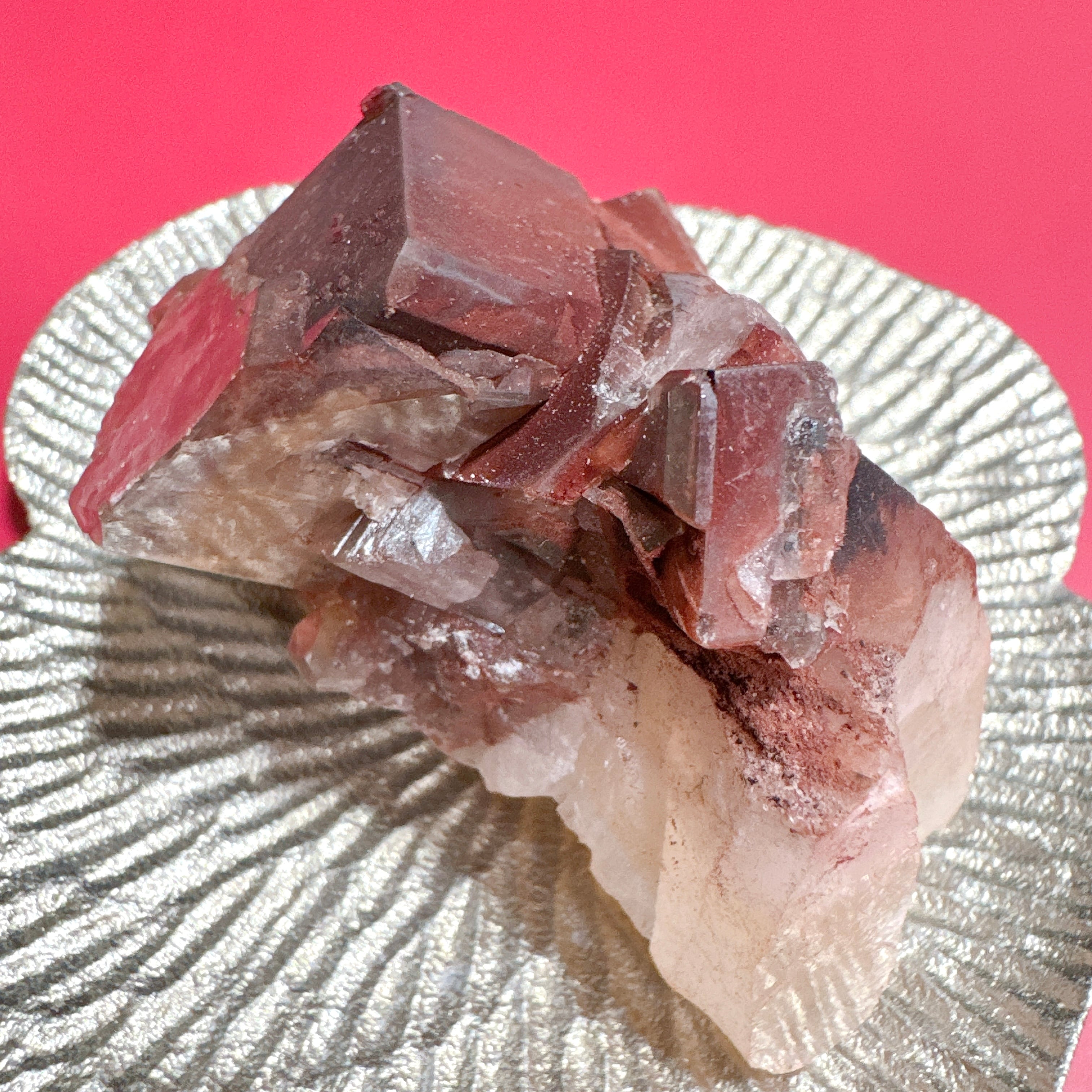 チョコレートカルサイト クラスター 原石 天然石 | Rinolis-interior