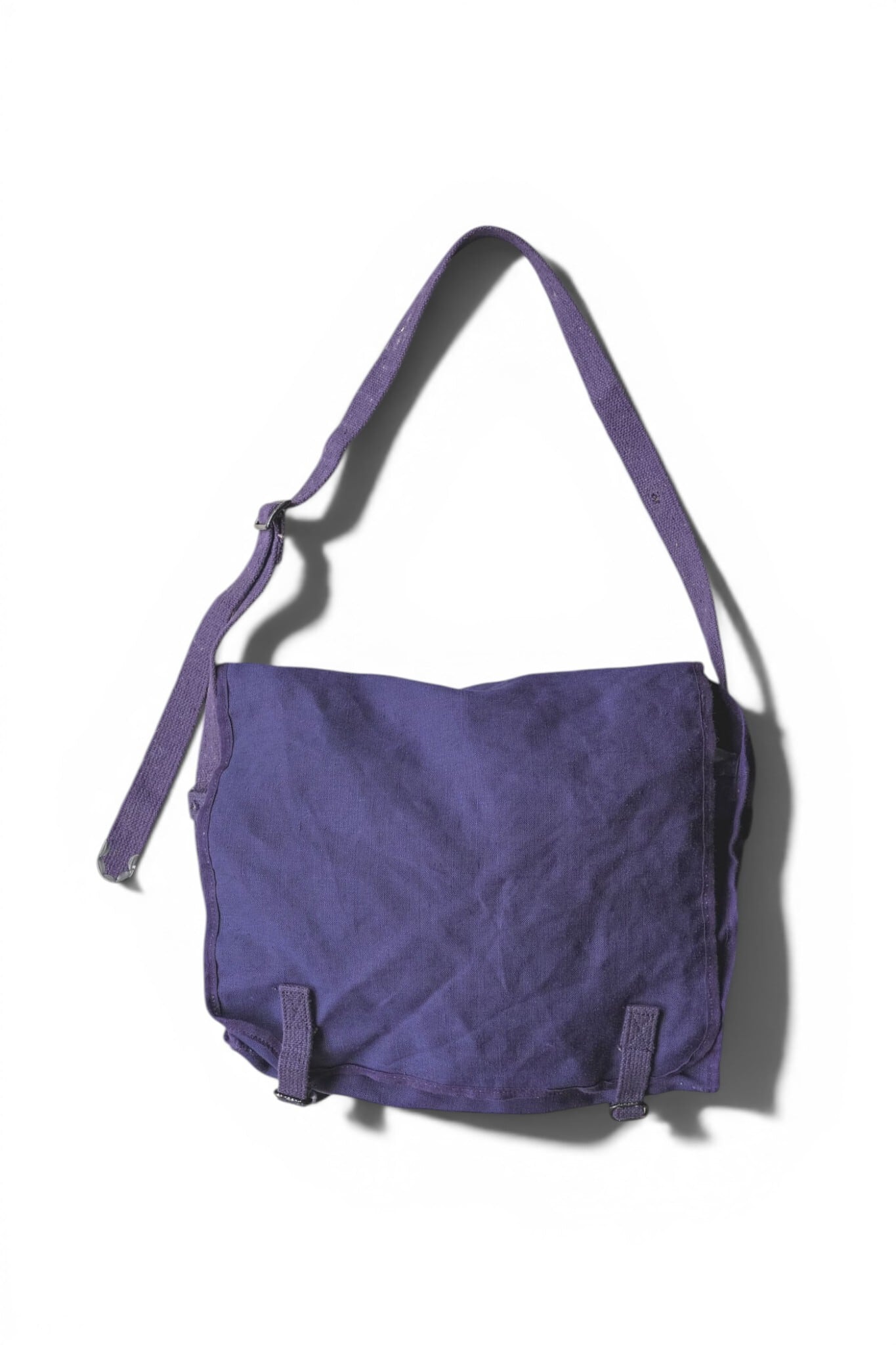 【デッドストック】60s フランス軍 リネンショルダーバッグ DEAD STOCK】60's “French Military” Indigo Linen Shoulder Bag | ESSENCE