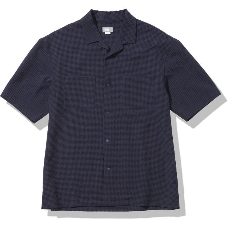 THE NORTH FACE S/S Seersucker Vent Mesh Shirt ショートスリーブシアサッカーベントメッシュシャツ  NR22160 (AN)アビエイターネイビー | ～ c o u j i ～ powered by BASE