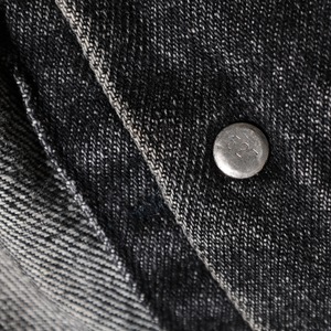 極美品 M 90s Levi’s 70507-4858 先染め ブラック デニム ジャケット リーバイス