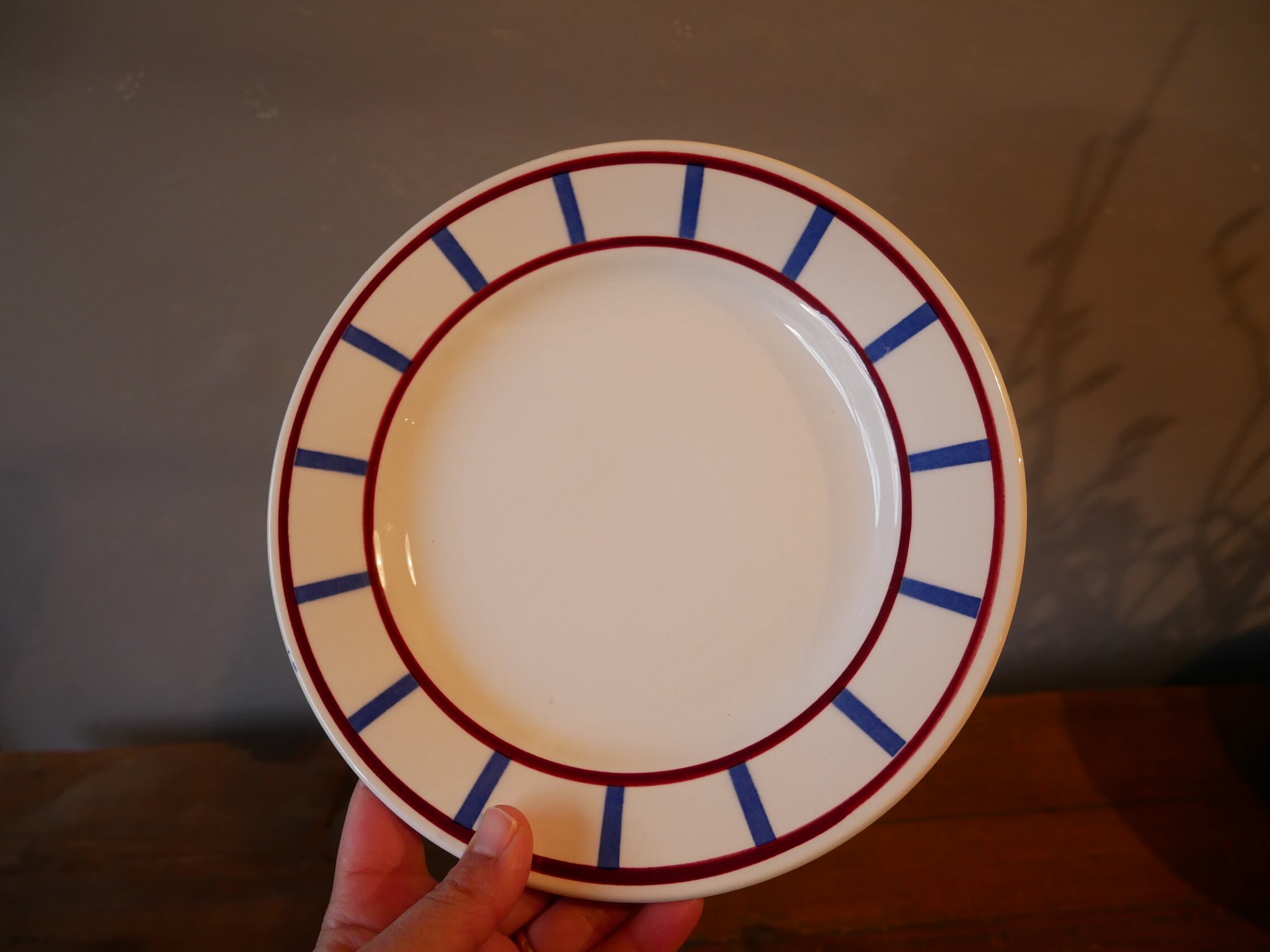 フランスアンティーク バスク柄 サルグミンヌ E