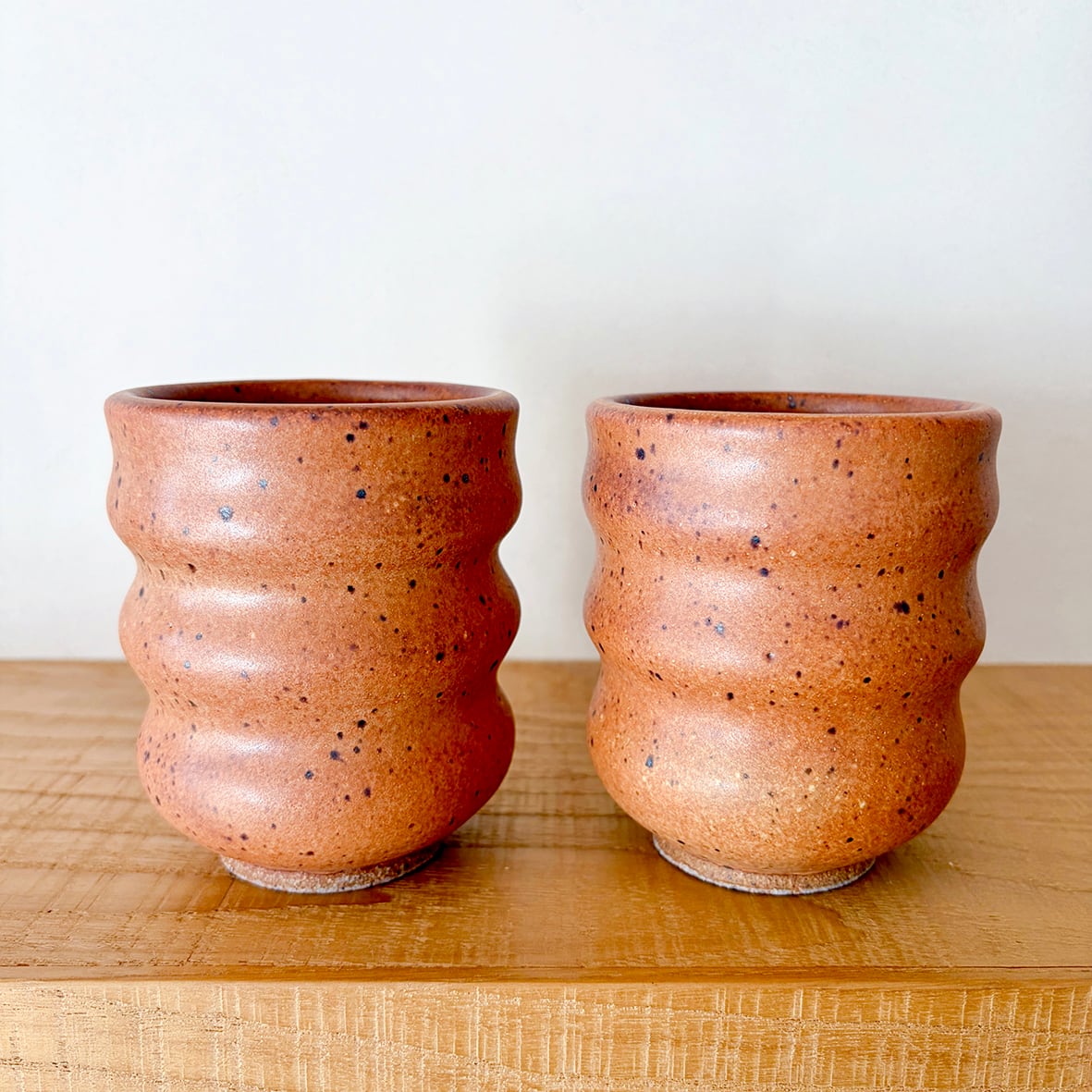 bX Ceramics_wave cup_dusty orange