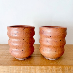bX Ceramics_wave cup_dusty orange