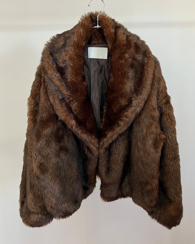 bolero Acrylic fur coat