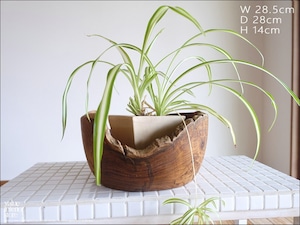 チーク総無垢 プリミティブ鉢カバー 木鉢 プランツカバー 観葉植物 入れ物 植木鉢カバー プリミティブ 和風 木製カバー