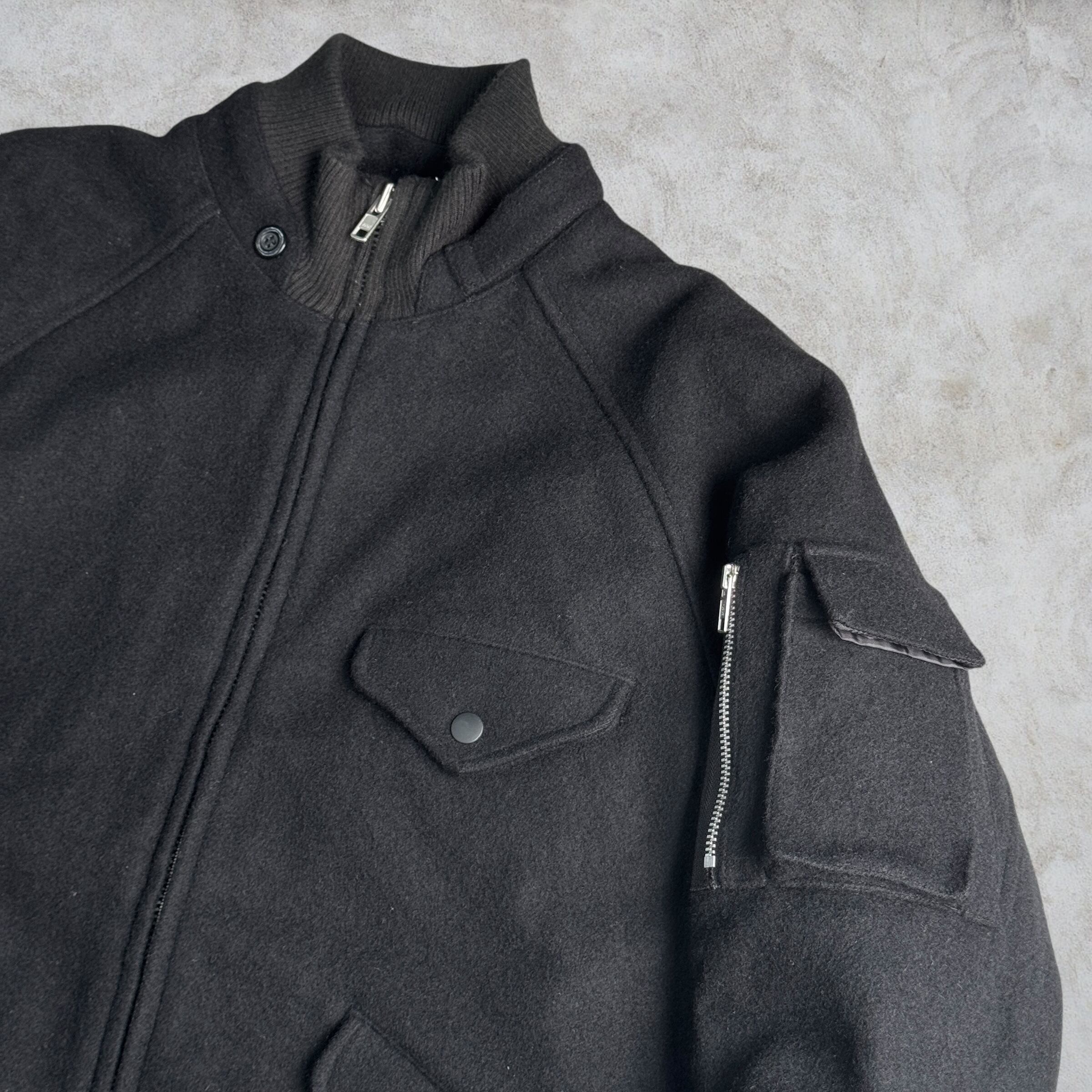 00's old stussy “Ma-1 Type” Wool Jacket【高円寺本店】 | curb 00's old stussy “Ma-1 Type” Wool Jacket【高円寺本店】 | curb