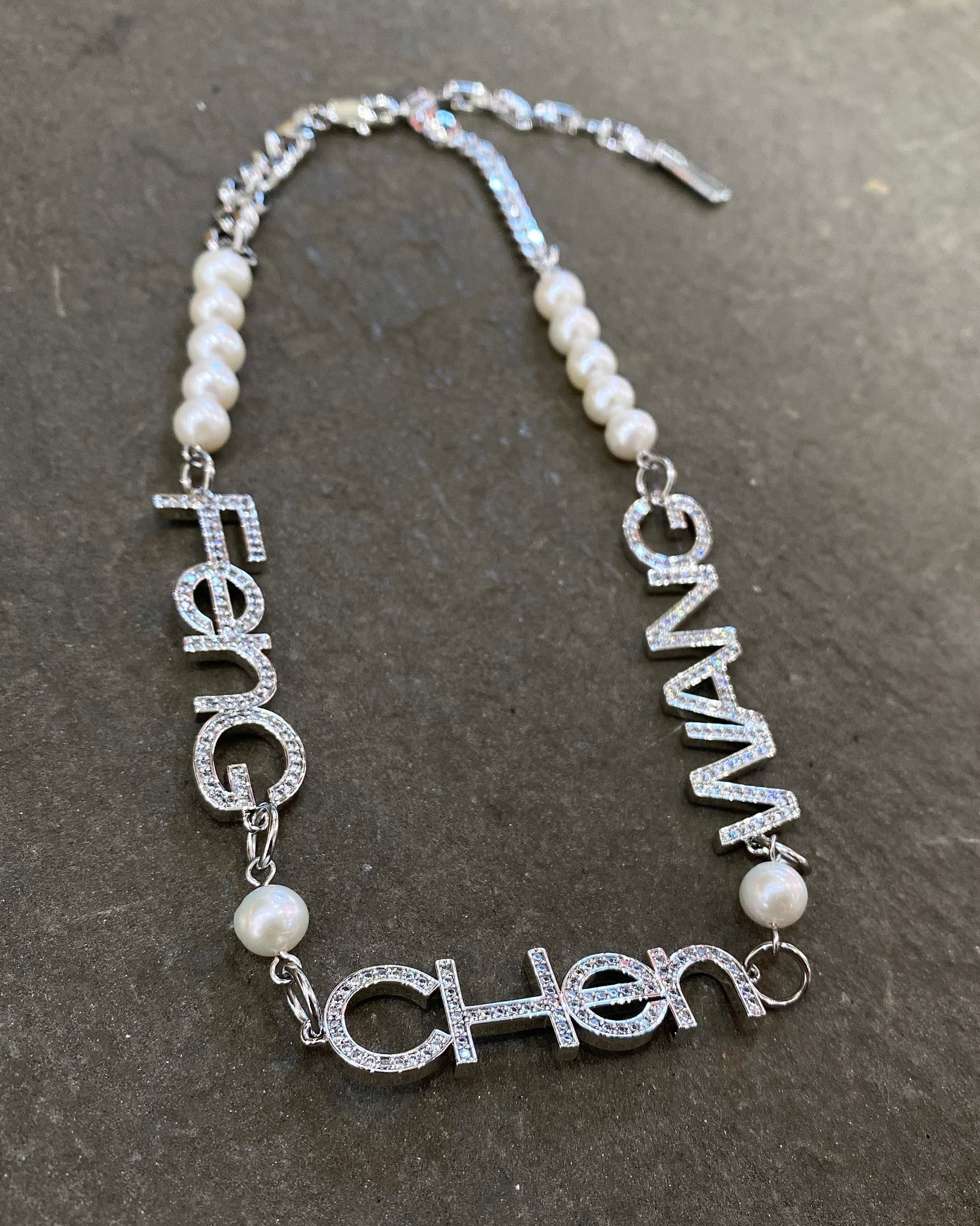 アクセサリー FENG CHEN WANG FCW pearl necklace silver FENG CHEN WANG FCW pearl necklace silver