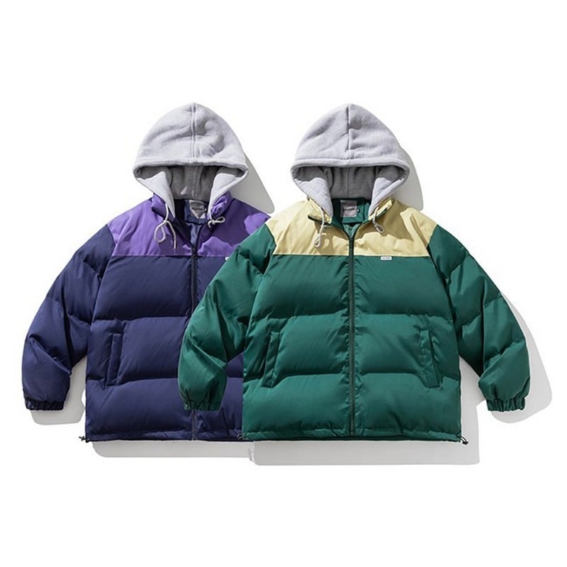 フード付きパテッドジャケット 2color JR583