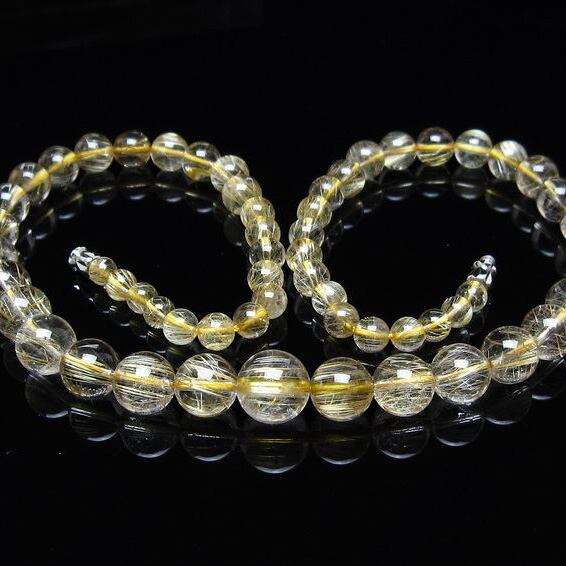 タイチンルチルクォーツ ネックレス 一点物 113-533