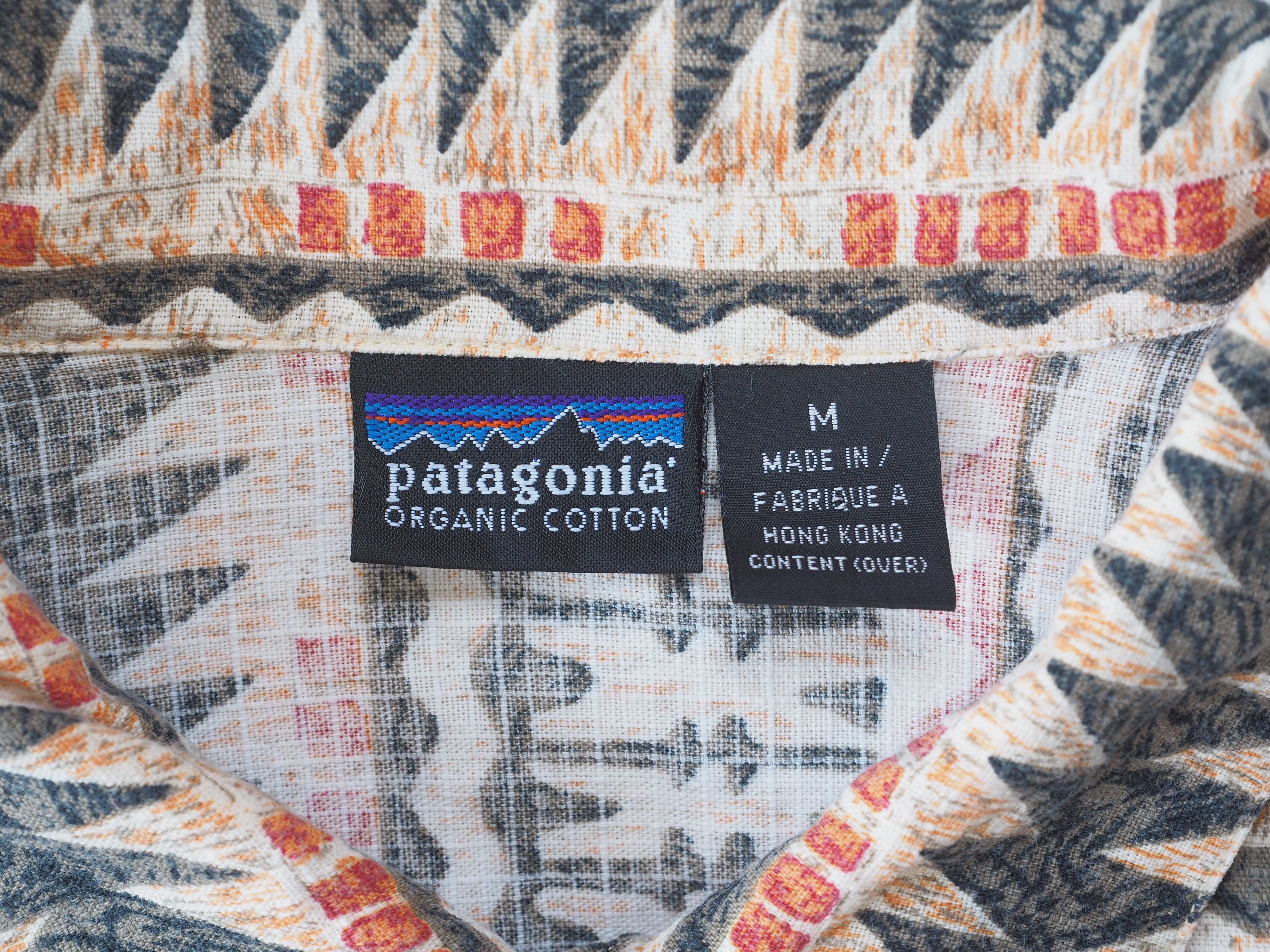 Patagonia A/C shirt 97's M 香港製 90s パタゴニア 半袖シャツ