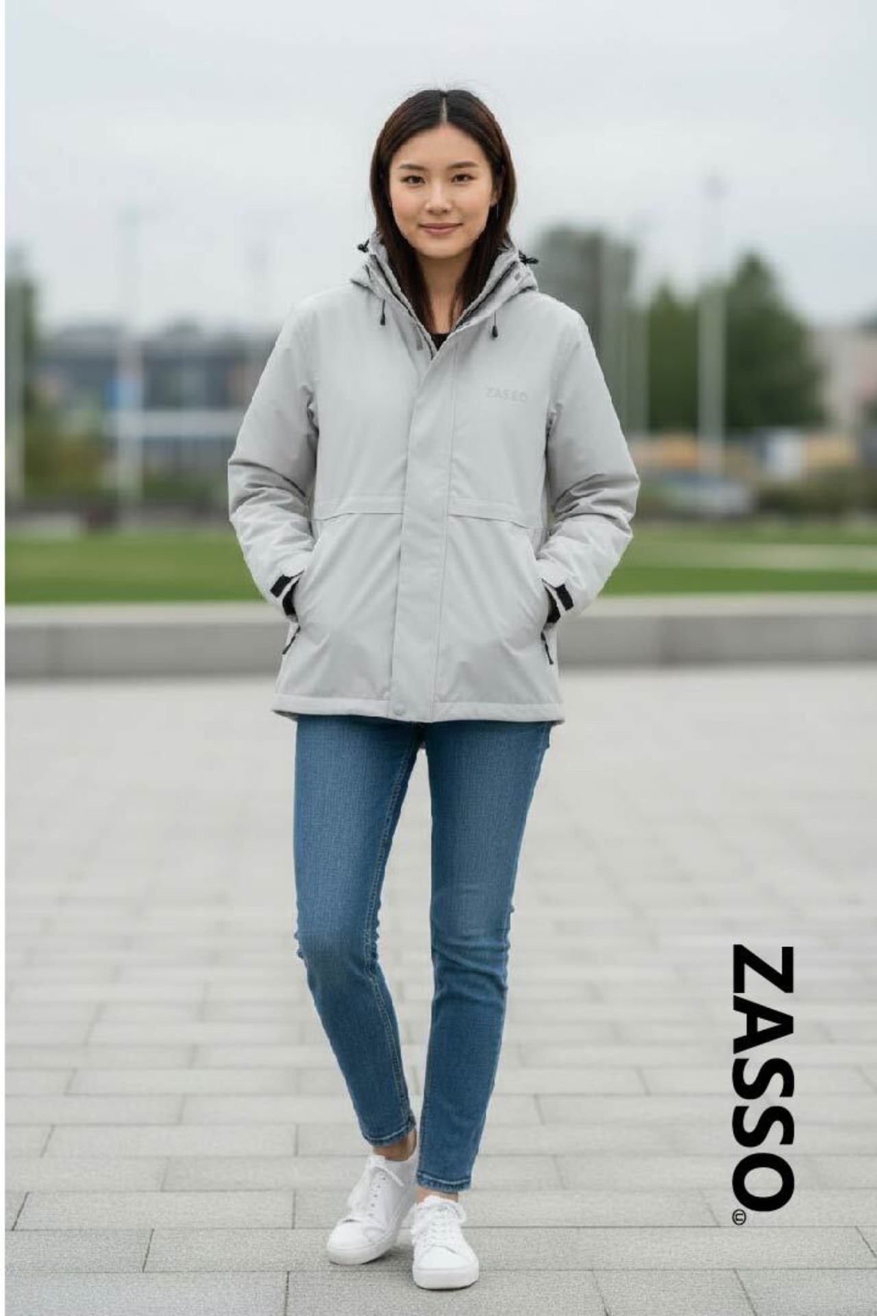 シェルパーカー