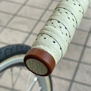 革張り木製エンドキャップ 2個セット | 自転車工房 CYCLE MAKES