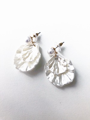 shell pearl pierce (シェルパールピアス)