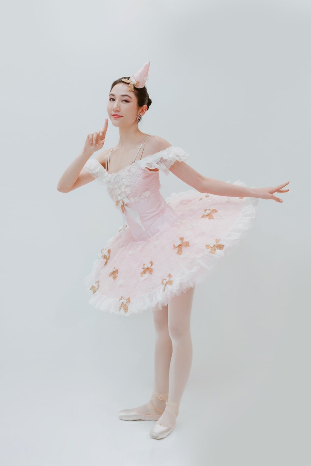180 バレエ 衣装 クラシックチュチュ アルレキナーダ ピンク - ダンス