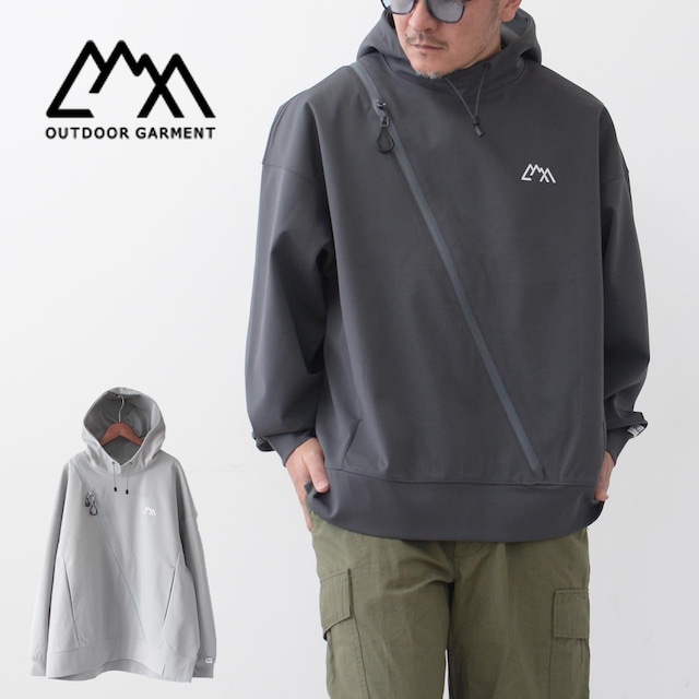 CMF OUTDOOR GARMENT [コムフィアウトドアガーメント] DIVER HOODIE [CMF2401-C01C] ダイバーフーディー・ロンT・長袖・アウトドア・カジュアル・オーバーサイズ・ゆったりシルエット・ジッパー切り替え・MEN'S  [2024SS]