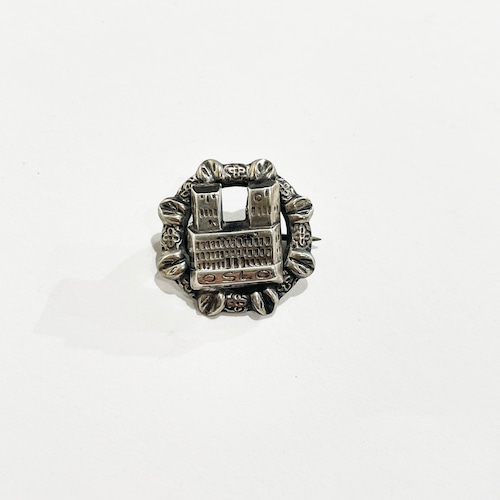 1930's Vintage 850 Silver "Oslo" Souvenir Brooch