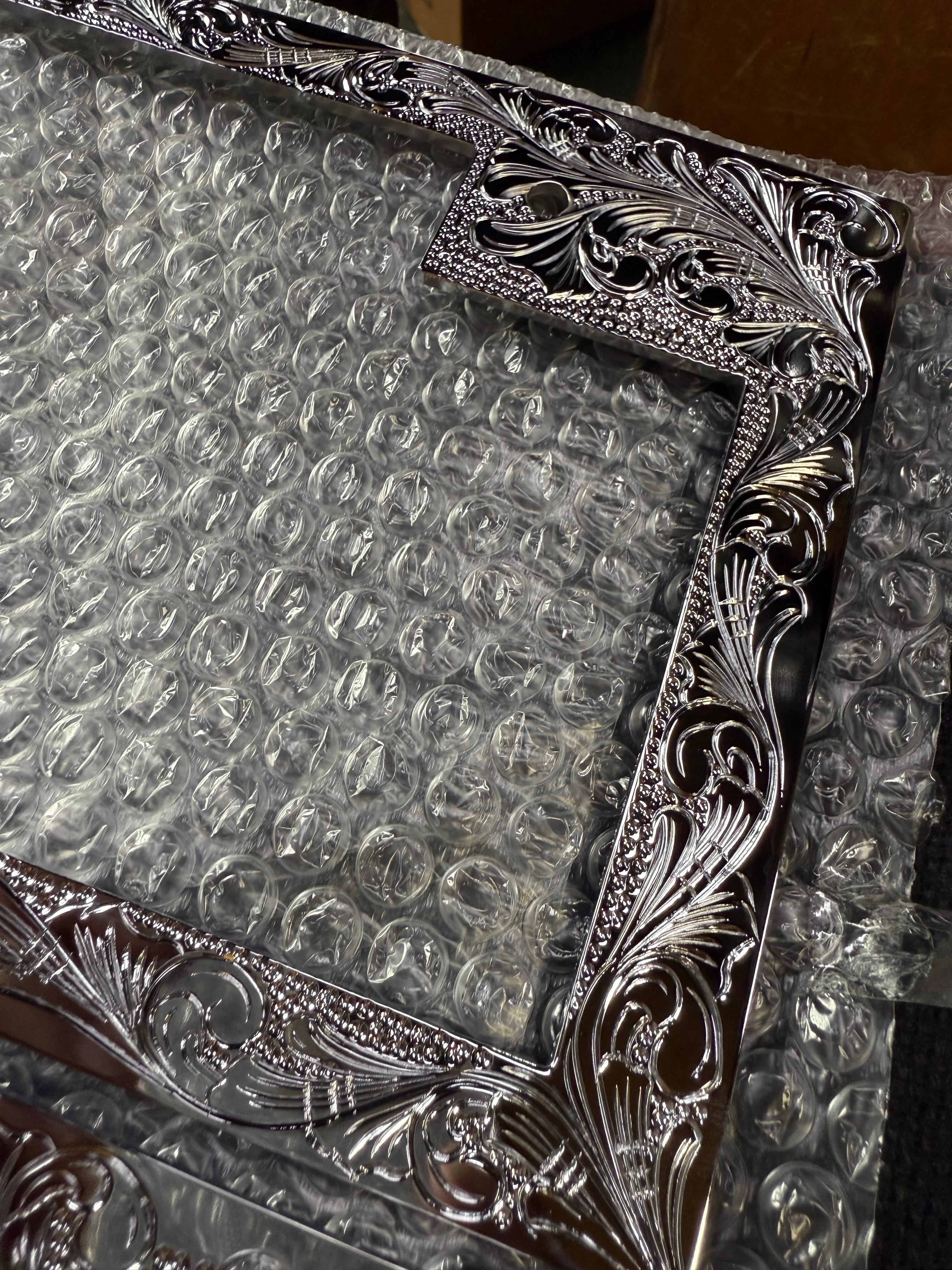 エングレナンバーフレーム 前後SET | Pay ID