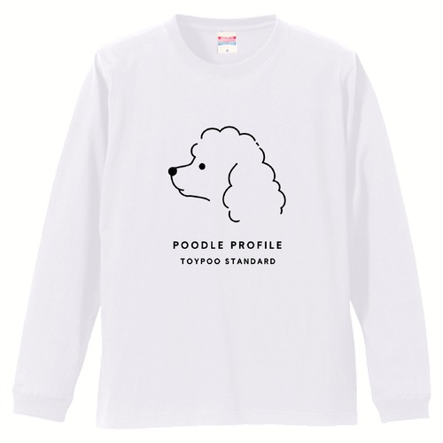 POODLE PROFILE｜長袖Tシャツ