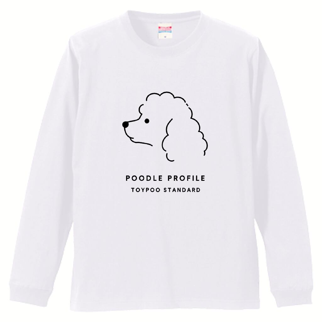 POODLE PROFILE|長袖Tシャツ