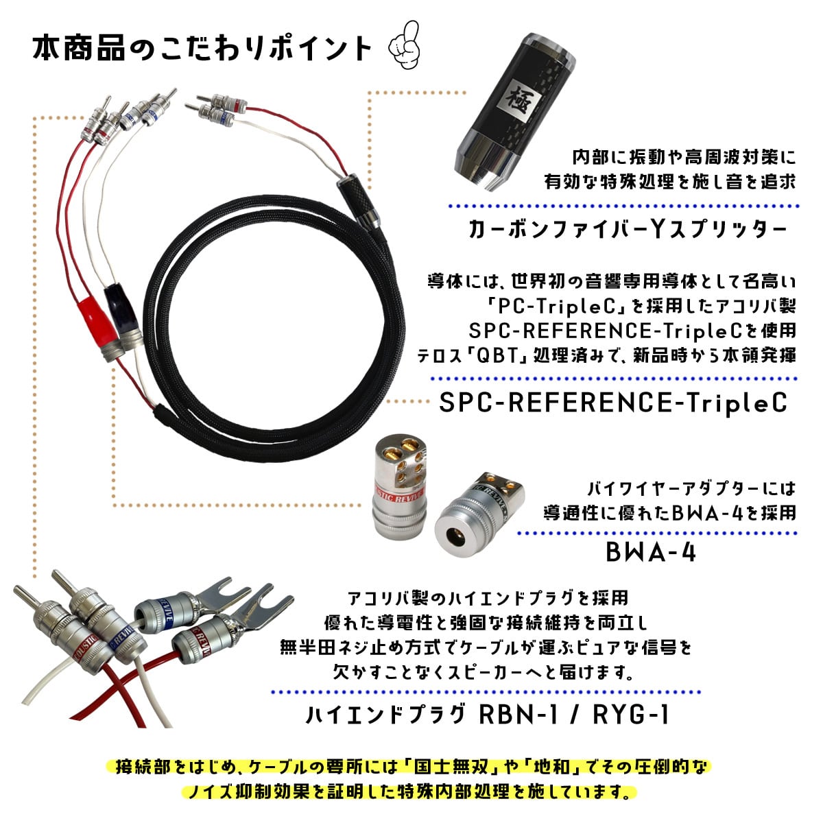 極-kiwami- スピーカーケーブル Absolute | 極☆自宅試聴EC
